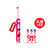 托马斯儿童电动牙刷充电式防水软毛3-6-12岁旋转宝宝小孩自动刷牙(粉色 颜色)第2张高清大图