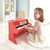 德国Hape 儿童钢琴男孩玩具女孩音乐启蒙早教玩具3-6-12岁 25键木制机械小钢琴 音乐玩具 儿童礼物E8466(红色)第5张高清大图