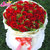 情人节 33朵红玫瑰2个熊花束，同城鲜花速递，指定日期送达(N款：33朵混搭玫瑰)第2张高清大图