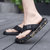 CaldiceKris（中国CK）夏季新款潮流时尚凉人字拖鞋CK-X1912(黑色 38)第3张高清大图