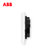 ABB开关插座面板德逸系列白色86型五孔插座二三极墙壁电源插座10只装AE205*10第5张高清大图