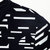 Lilbetter黑标男T恤短袖 新品条纹印花高端夏季T恤半袖休闲男T潮(藏青色 S)第4张高清大图