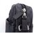 COACH 蔻驰 男款双C纹PVC卡其配棕色单肩斜挎包 F71167(黑色)第4张高清大图