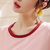 睡裙女夏短袖纯棉韩版时尚家居服休闲睡衣(粉红色 XL)第3张高清大图