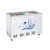 海尔（Haier）SCD-228W 卧式商用冷柜 双温双室冷藏冷冻冰柜 不锈钢内胆展示柜(白色 冷藏+冷冻)第5张高清大图