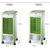 志高空调扇制冷加湿空调扇单冷气冷风扇机家用遥控水冷移动小空调(蓝色机械)第5张高清大图
