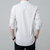 2018新春季韩版修身男士衬衫男长袖衬衣圆点休闲商务男装C02004(白色)第2张高清大图