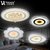 汉斯威诺现代简约LED吸顶灯创意个性薄温馨客厅灯卧室餐厅灯套餐(套餐四)第2张高清大图