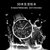 Baogela宝格拉男士石英防水手表多功能日历学生运动潮流皮带男表(1706黑色)第5张高清大图