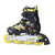 美洲狮（COUGAR）溜冰鞋儿童轮滑鞋旱冰鞋滑冰鞋可调男女直排滑轮鞋(黑黄 38-41可调)第4张高清大图