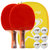 红双喜乒乓板 家庭娱乐套装/比赛训练对拍 二星乒乓拍(2002两只)第4张高清大图