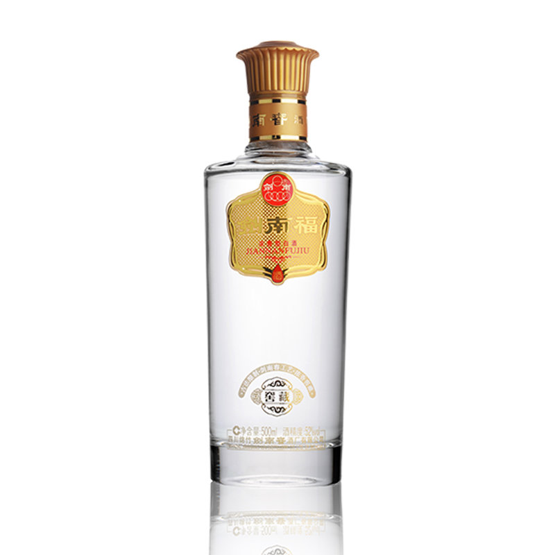 剑南春酒厂剑南福 窖藏52度高度酒浓香型名酒白酒礼品酒500ml 单瓶装