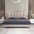 A家家具 双人床现代简约布艺床婚床1.8米可拆洗布艺软靠床DA0183(杏色 1.8米架子床)第2张高清大图