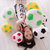 创意卡通足球抱枕球形抱枕儿童可爱毛绒玩具布娃娃玩偶生日礼物(33厘米 红白)第4张高清大图