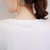 娇维安 夏季韩版女装体恤衫 刺绣亮片鹦鹉图案短袖t恤女(白色 XL)第4张高清大图