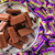 俄罗斯进口杏仁酥果仁花生夹心巧克力糖紫皮糖包邮(2斤装)第3张高清大图