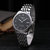 天梭(TISSOT)手表力洛克系列 T006新款80小时全自动机械时尚潮流精男表(银壳黑面银钢带罗马面)第3张高清大图