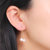 金一珠宝珍珠耳坠18K金海水珍珠耳线正圆强光耳饰送女友 需定制第5张高清大图