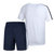 2016夏季新款NIKE耐克运动套装男短袖短裤休闲大码跑步运动服(白色 L)第4张高清大图