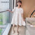 CaldiceKris（中国CK）民族风棉布裙CK-FS3589(白色 140)第5张高清大图
