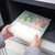 日式塑料剩饭剩菜厨房收纳盒保鲜分隔防串味饭盒微波炉冰箱盒 单层 1-2L(单层)(1-2L)第5张高清大图