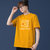 传奇保罗短袖夏季运动潮流吸汗透气时尚百搭休闲短袖T恤(M-2XL)612511(黄色 M)第3张高清大图