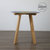 方茶几北欧个性实木现代简约小户型边桌创意多功能客厅咖啡桌(咖啡色+白色拼色（白色脚）)第2张高清大图