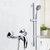 九牧（JOMOO）卫浴淋浴手持花洒 带升降杆套装 辅助增压花洒头淋浴喷头 S82013(升降杆套装+3576)第3张高清大图