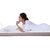 8H泰国天然乳胶床垫防螨0胶水软硬两用学生单双人床垫M1(玫瑰金0.9m)第2张高清大图