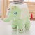 金丝维尔 新款印度象毛绒玩具彩色大象毛绒公仔 情人节生日礼物(绿色 80cm)第4张高清大图