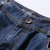 【娅丽达】破洞直筒牛仔裤微松 时尚破洞弹性 G2101(深蓝色 35)第4张高清大图