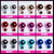 AIF春夏季新款耳钉 糖果UV系列 时尚配饰 日韩风(UV系列-咖啡色)第2张高清大图