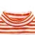 贝壳元素宝宝条纹长袖T恤 秋冬装新款男童童装儿童打底衫tx9997(140 橙色白条)第2张高清大图