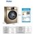 Haier/海尔滚筒洗衣机XQG100-B016G滚筒洗衣机全自动家用变频大容量10kg公斤(香槟金 10公斤)第4张高清大图
