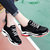 百年纪念2018春季运动鞋韩版新款真皮休闲跑步鞋透气旅游女鞋1634第5张高清大图