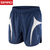 spiro 夏季运动短裤男女薄款跑步速干透气型健身三分裤S183X(深蓝/白 L)第4张高清大图