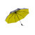 居居家 小恶魔雨伞三折伞黑胶防晒遮阳伞晴雨伞两用防紫外线雨伞(黄色)第2张高清大图