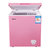 香雪海 131升平底家用小冷柜 冷冻冷藏一键转换 小型电冰柜 三色可选(粉色)第5张高清大图