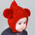 milkyfriends婴幼儿3-6-24个月儿童针织纯手工毛线帽秋冬宝宝帽子(咖啡色 均码（44-50CM）)第4张高清大图