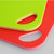 西派珂/CMCPACK 方形圆角塑料菜板侧把手多彩PE砧板定制面板(绿色 规格380*260*10mm)第3张高清大图
