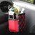 那卡手机置物筒桶架 汽车载红酒挂袋 车用出风口置物袋 置物盒杂物袋(一代红线)第3张高清大图