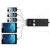 奥睿科（ORICO）HPC-8A5U 智能5口USB数码充电器 8位插座/插排/插线板/接线板(黑色 1.5M)第5张高清大图