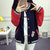 秋季外套女春秋韩版学生2016新款大码女装长袖夹克棒球服短外套潮(红色 L)第4张高清大图