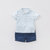 davebella戴维贝拉2018夏季新款男童套装 宝宝休闲两件套DB8270(12M)第2张高清大图