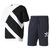 Adidas阿迪达斯三叶男新款运动T恤短袖休闲运动裤针织裤短裤(白兰 L)第3张高清大图