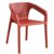 思莱克塑料加厚靠背椅(红色)第4张高清大图