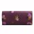 COACH 蔻驰 女士新款花卉印花涂层帆布柔软钱包53751(紫色53751)第5张高清大图