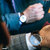 冠琴男士手表时尚全自动机械男表潮流镂空飞轮透视商务百搭腕表(白色)第4张高清大图