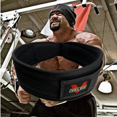 12cm宽实心球valeo深蹲举重腰带健身护腰带硬