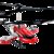 遥控飞机 无人直升机合金儿童玩具 飞机模型耐摔遥控充电动飞行器(红色 一个机身三个电池)第4张高清大图